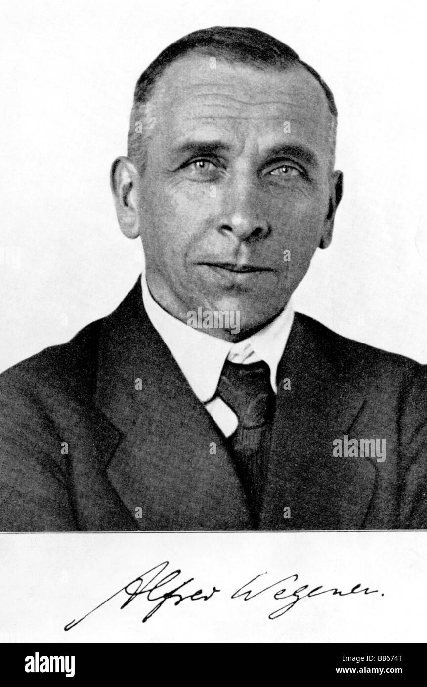 Wegener, Alfred Lothar, 1.11.1880 - November 1930, German geophysicist, meteorologist, portrait, 1920s, Stock Photo