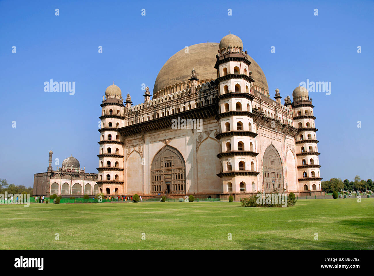 Bijapur - Karnataka, Gol Gumbaz, General - View. Stock Photo