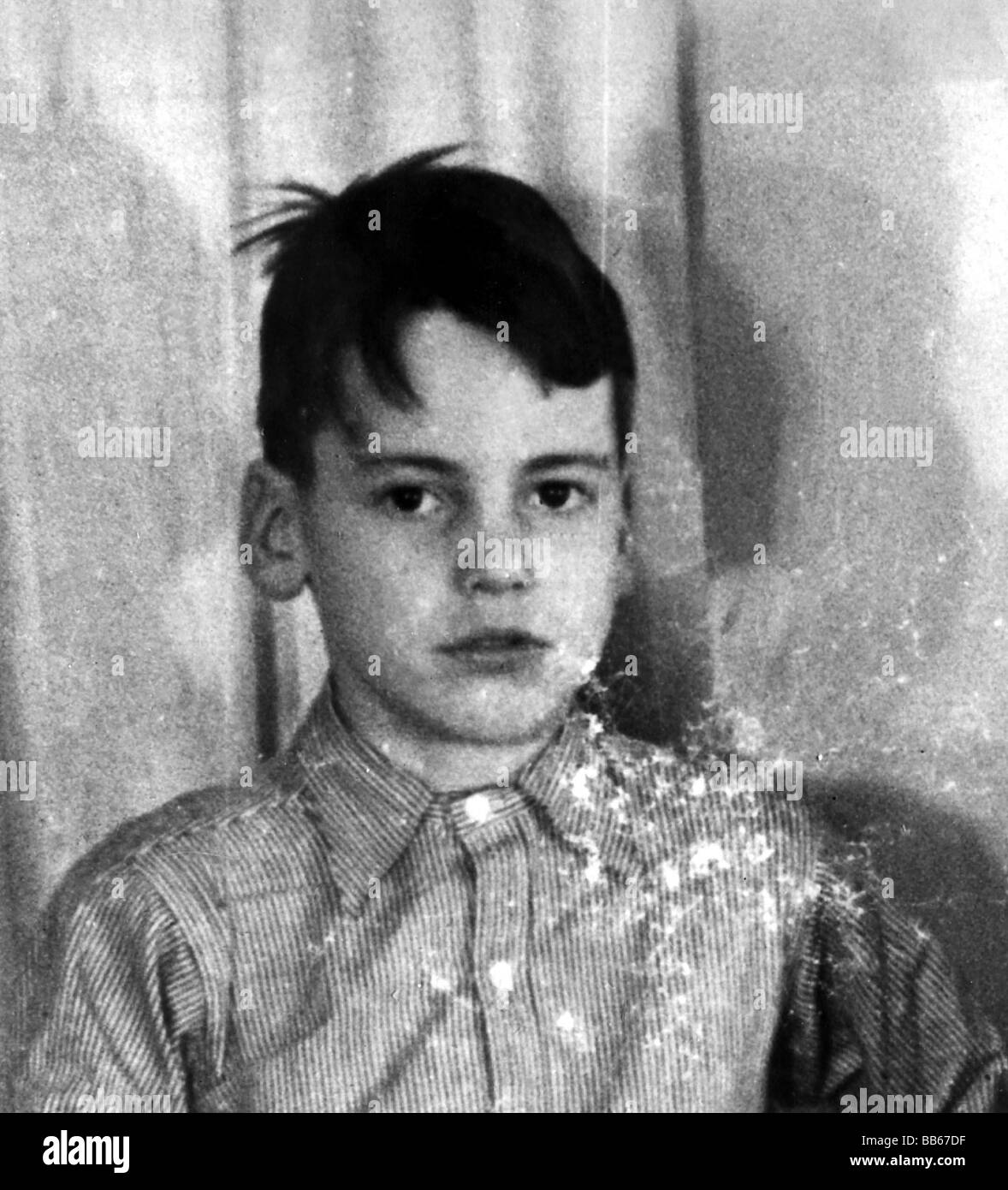 Schell, Maximilian, 8.12.1930 - 1.2.2014, Austrian actor and director, as child, portrait, late 1930s, , Stock Photo