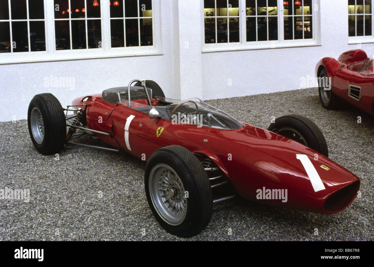 sport, car racing, racing cars, Ferrari 156 B, 1963, Stock Photo