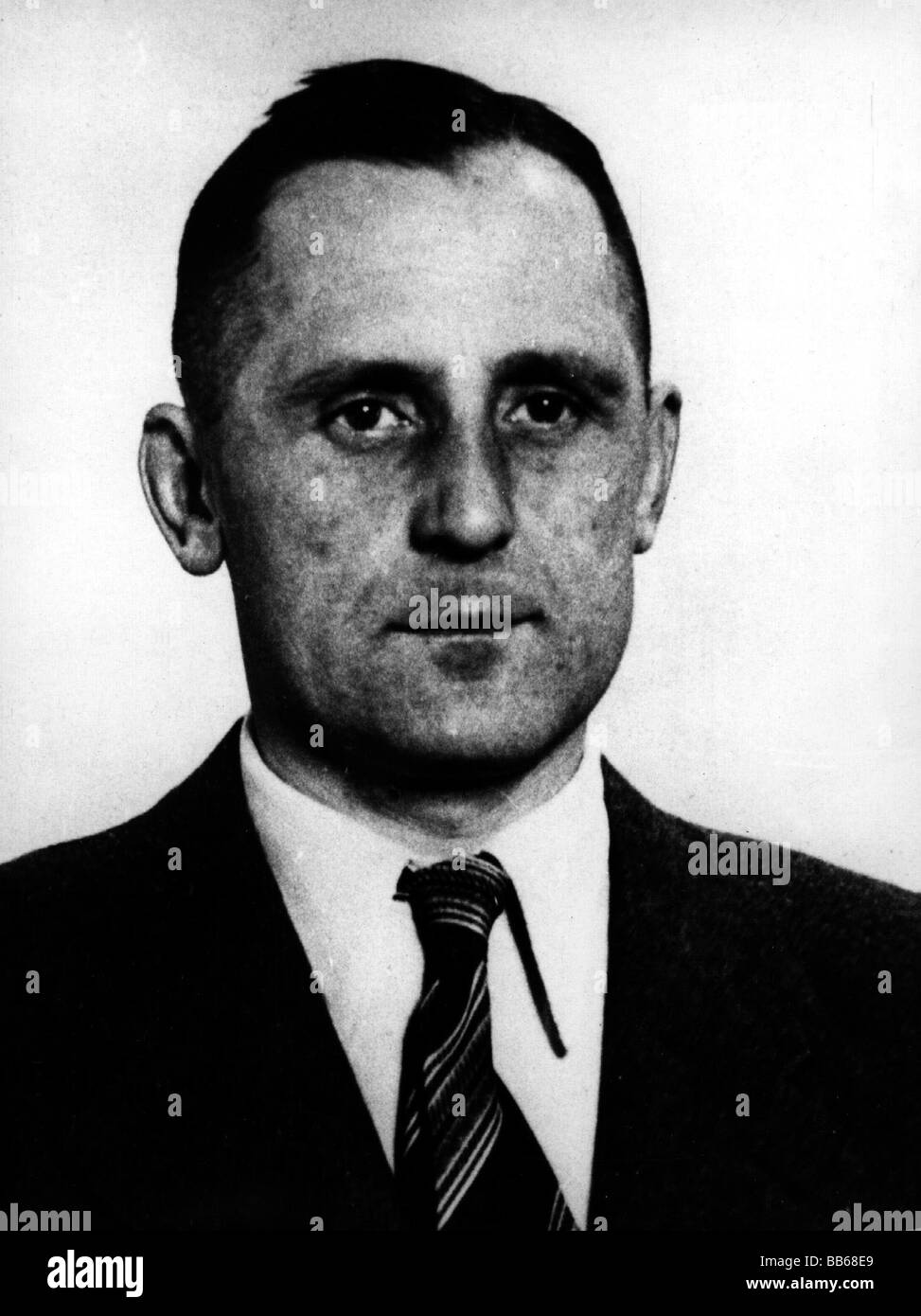 Müller, Heinrich,  28.4.1900 - 1945?, German official, Chief of the  Gestapo 1942 - 1945, portrait, 1940s, 40s, Member of SS & NSDAP, police, Germany, Third Reich, nazi, nazism, Muller, Mueller, 20th century, , Stock Photo