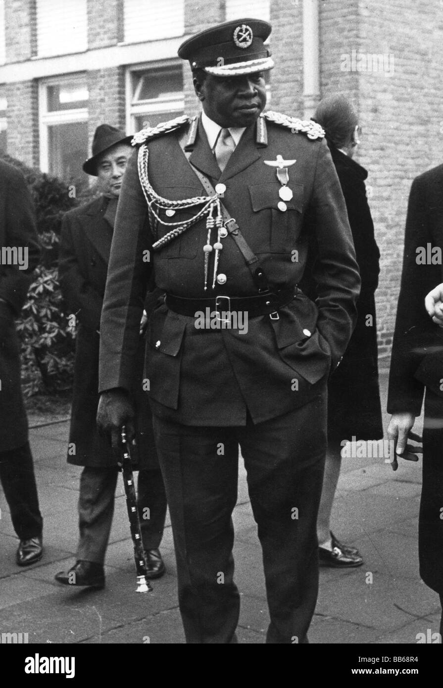 Amin Dada, Idi, 17.5.1928 - 16.8.2003, Ugandan general, Preident von Uganda, 25.1.1971 - 13.4.1979, half length, 1972, , Stock Photo