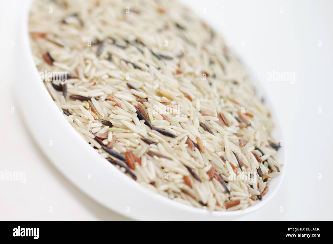 Bowl of Brown Rice Stock Photo - Alamy