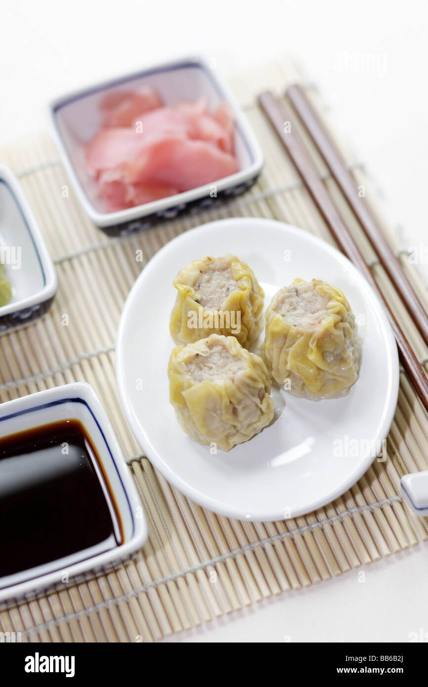 Traditional Authentic Fresh Japanese Style Prawn And Scallop Dumplings