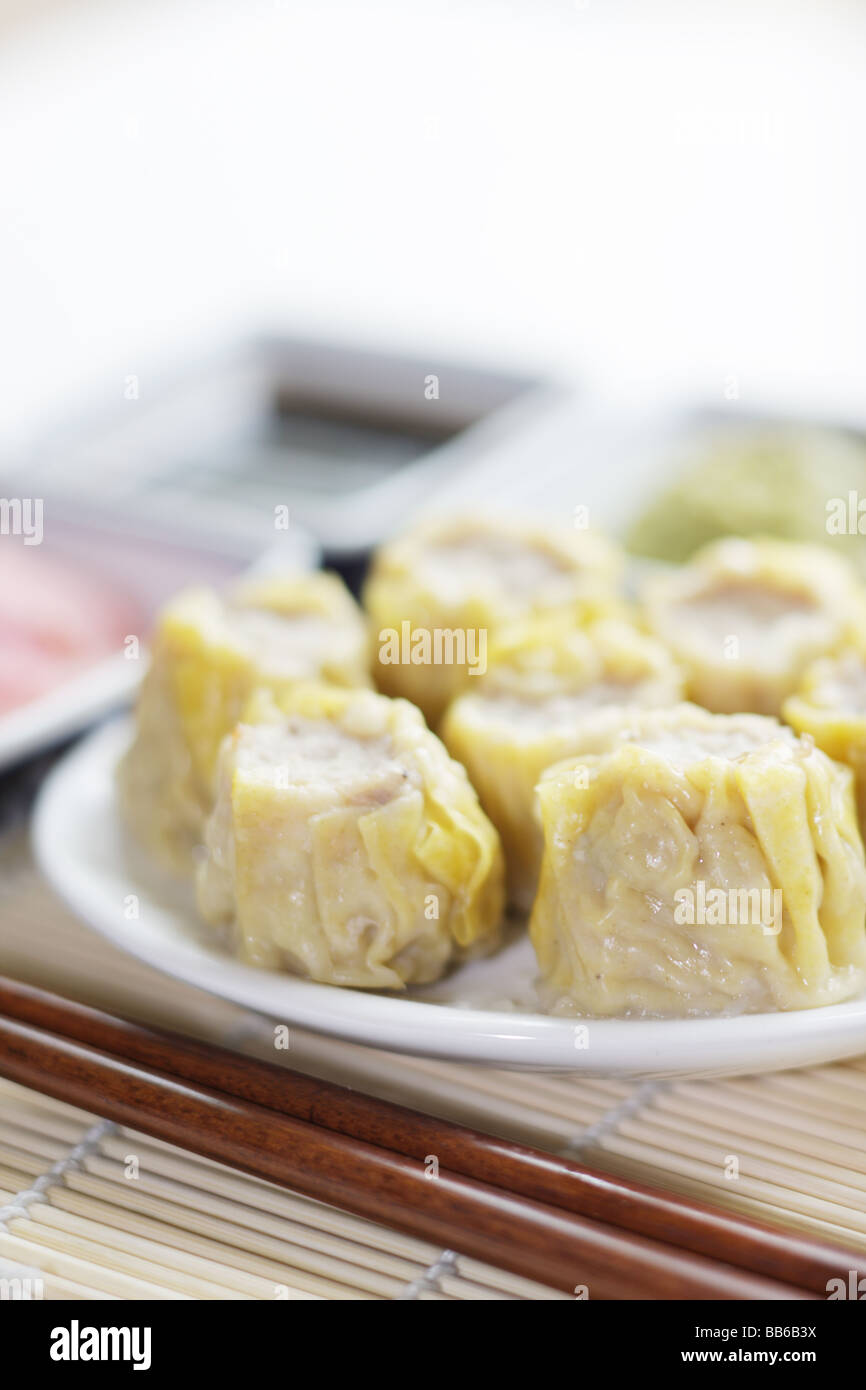 Traditional Authentic Fresh Japanese Style Prawn And Scallop Dumplings