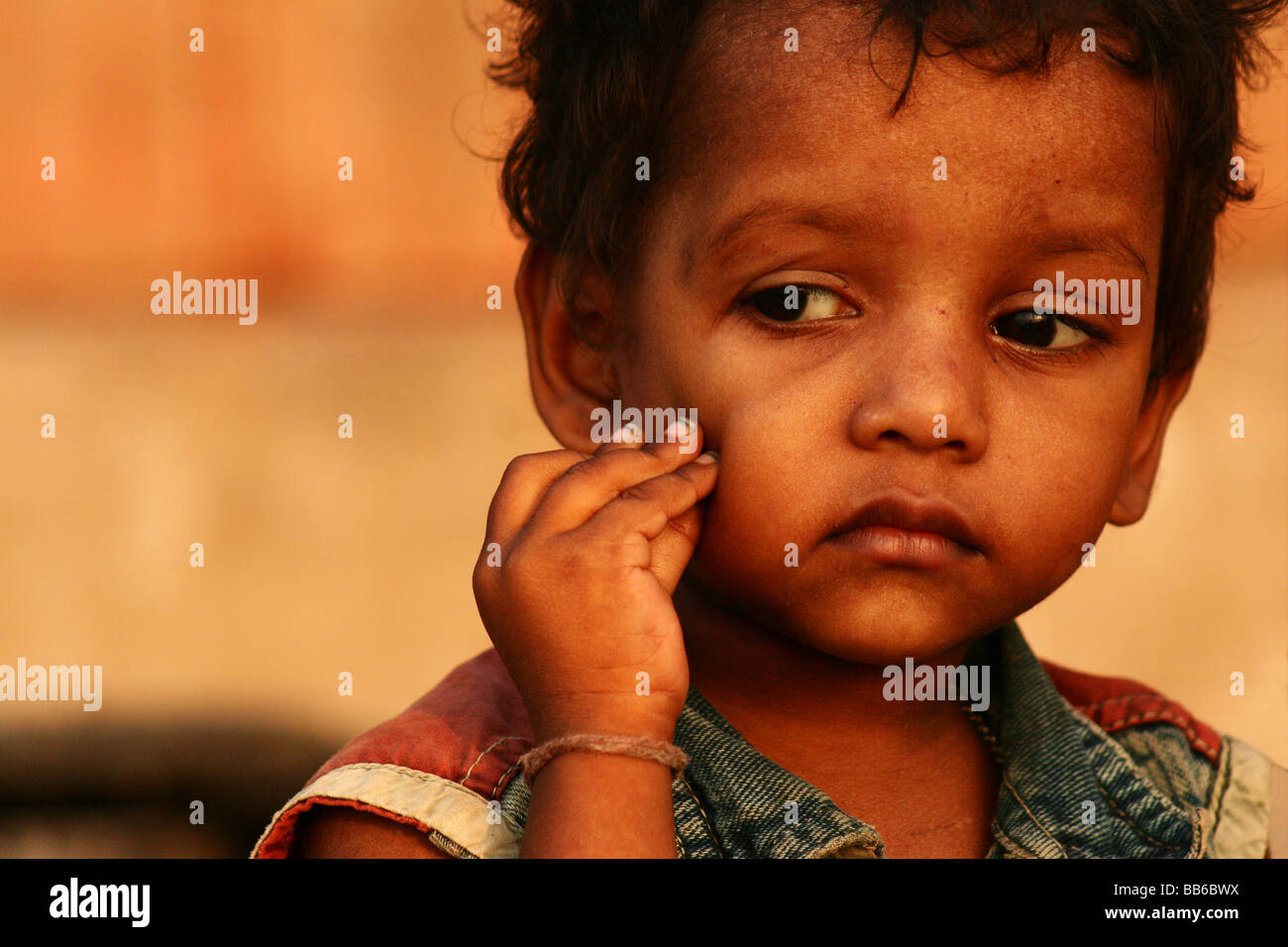 young boy in varanasi, india Stock Photo Alamy