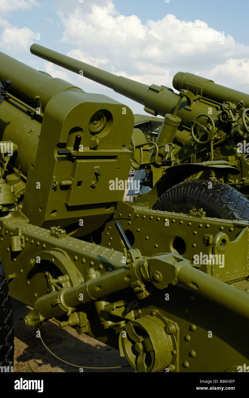 Soviet howitzer Stock Photo
