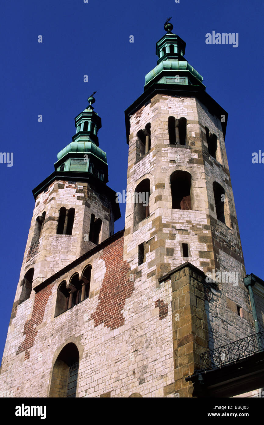 Poland, Krakow, church of St Andrews Stock Photo