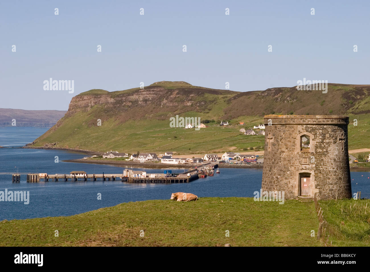 Scotland Highland Skye Uig Stock Photo