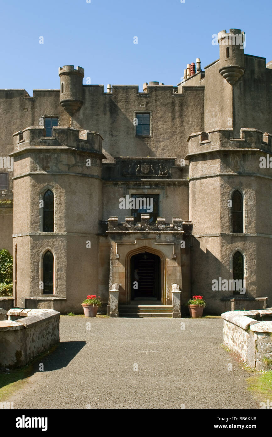 Scotland Highland Skye Dunvegan castle Stock Photo