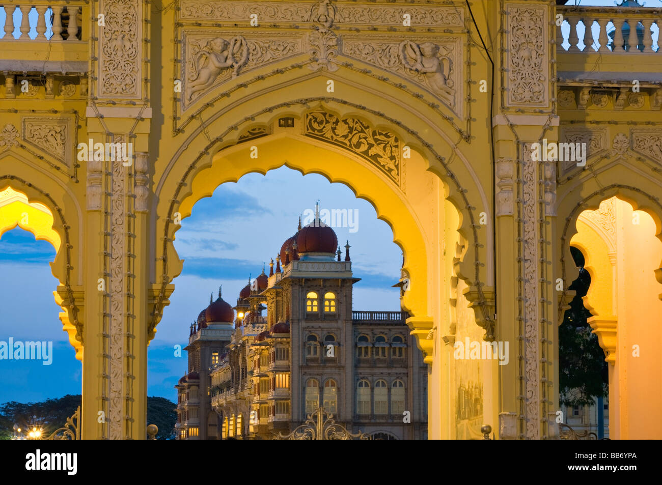 City Palace Mysore Karnataka India Stock Photo