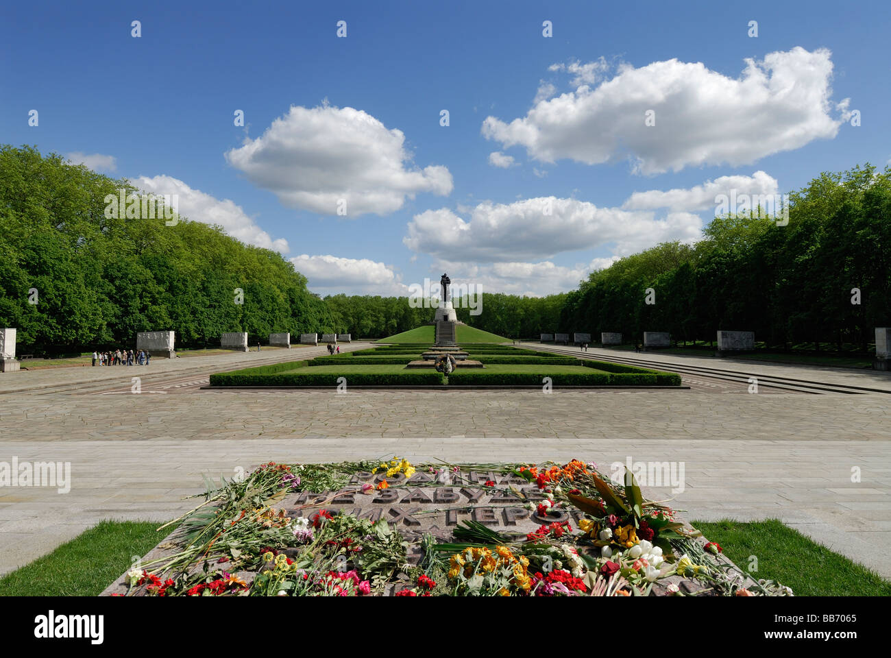 Berlin. Germany. Soviet War Memorial in Treptower Park. Stock Photo