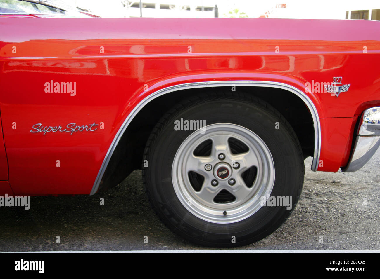 Red Chevrolet Impala SS Super Sport Stock Photo - Alamy