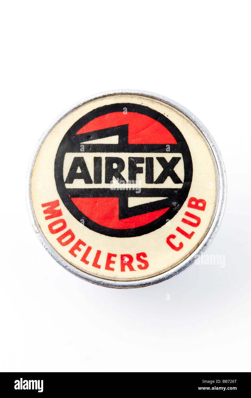 Airfix Modellers Club - Badge from the 1970s Stock Photo