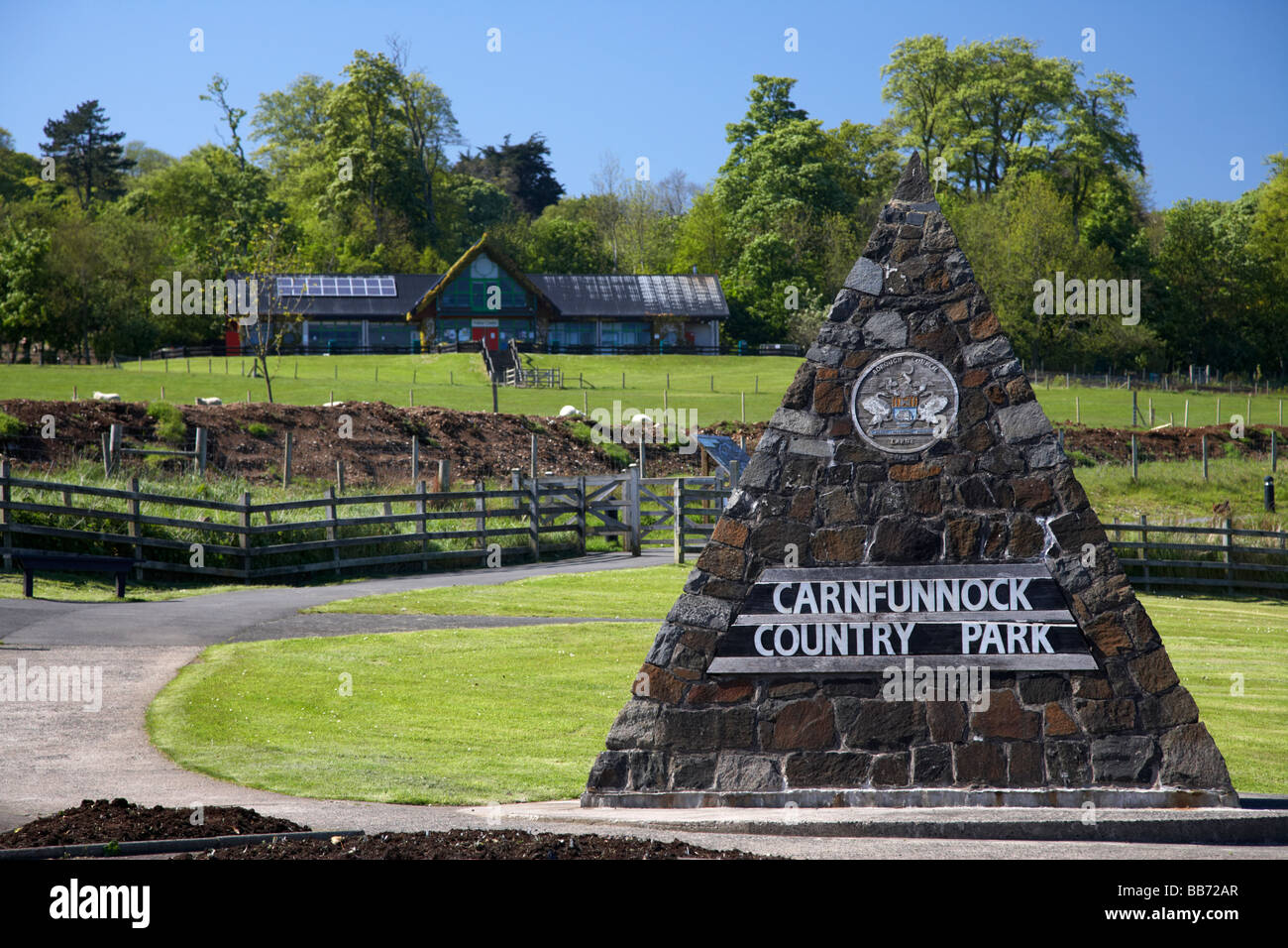Entrance carnfunnock country park on hires stock photography and