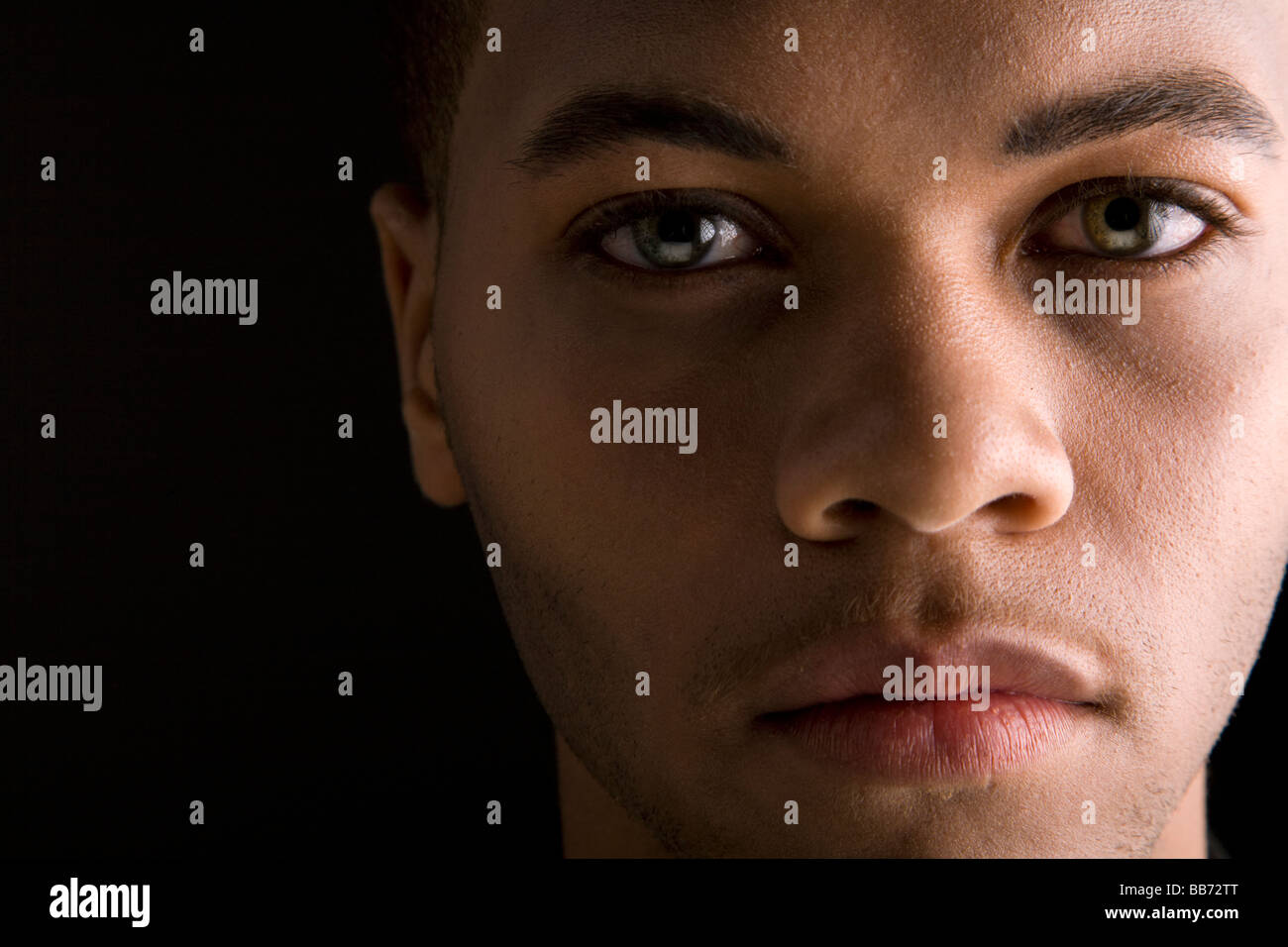 Handsome young black man Stock Photo - Alamy