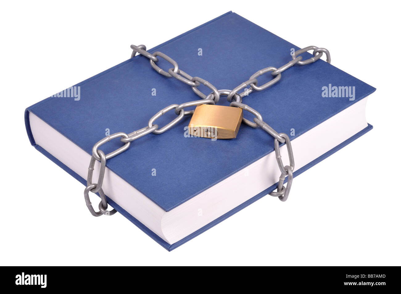 Book in Chains Stock Photo Alamy