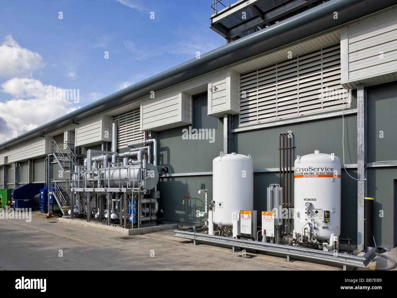 Direct Table Foods bacon and meat processing plant and offices Bury St