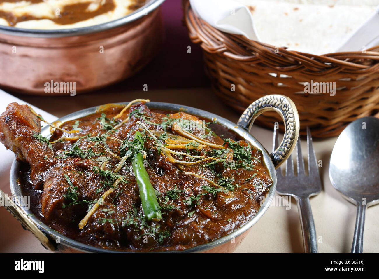 Rajasthani non veg curry hi-res stock photography and images - Alamy