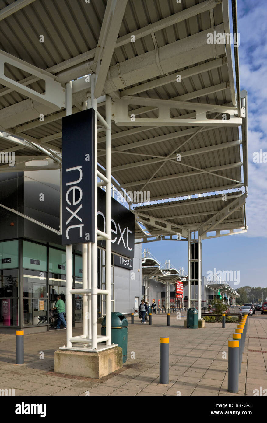 Interchange Retail Park in Bedford Stock Photo Alamy