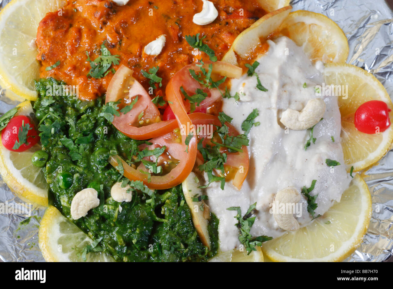 North Indian Food Stock Photo - Alamy