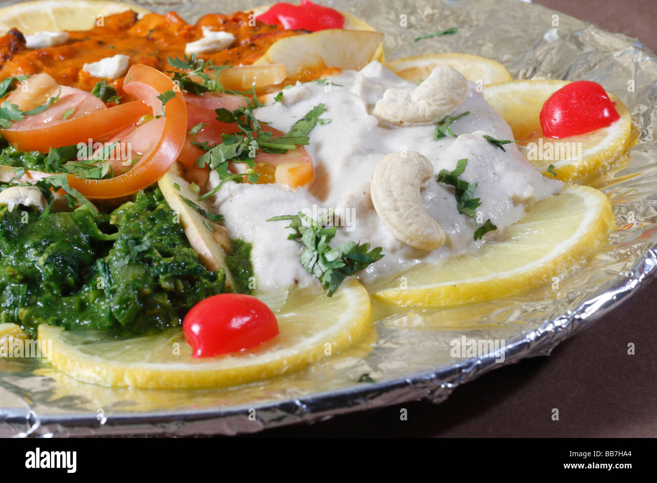 North Indian Food Stock Photo - Alamy