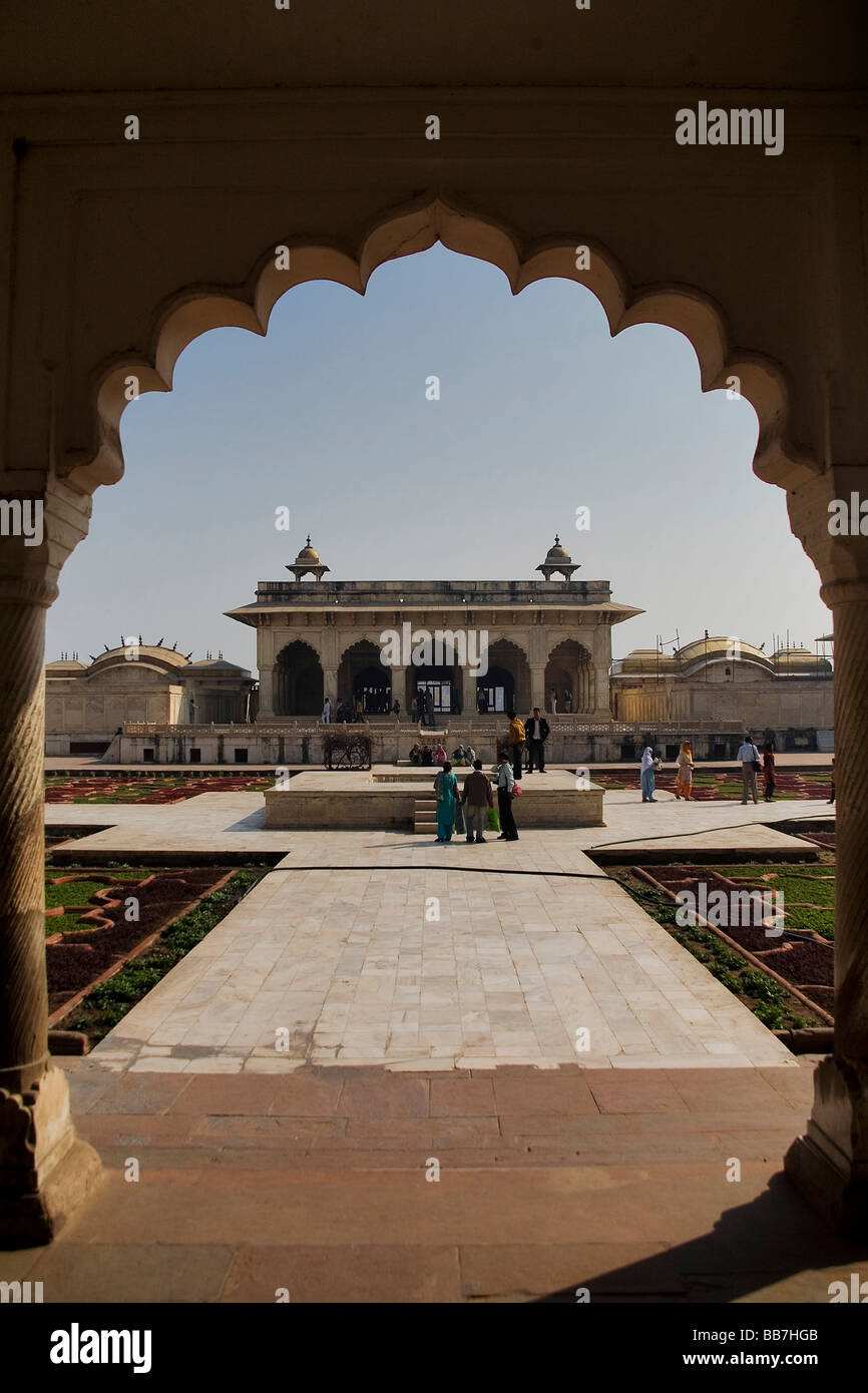 Red Fort, Agra, North India, India, Asia Stock Photo