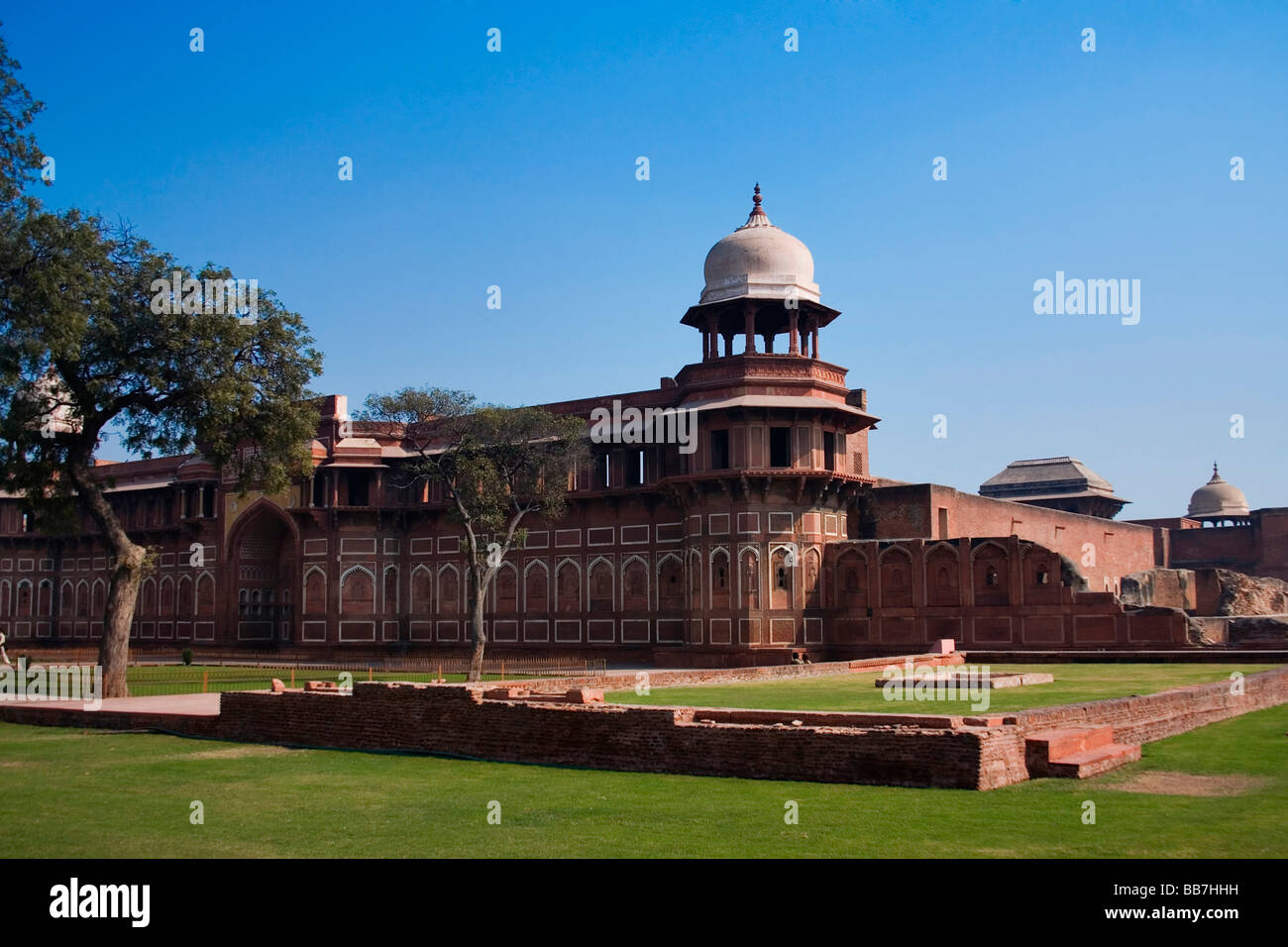 Red Fort, Agra, North India, India, Asia Stock Photo