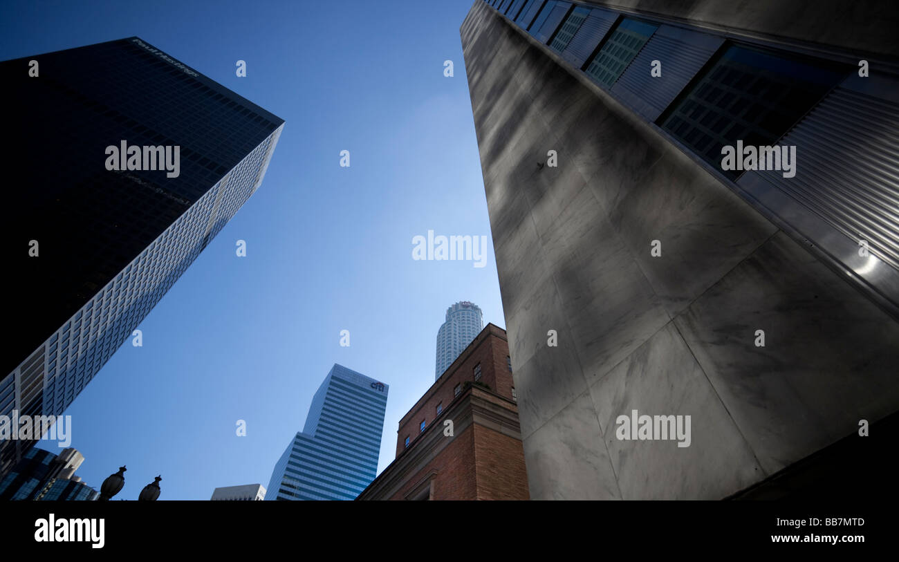 Modern buildings in the city of Los Angeles, California, USA, North America Stock Photo