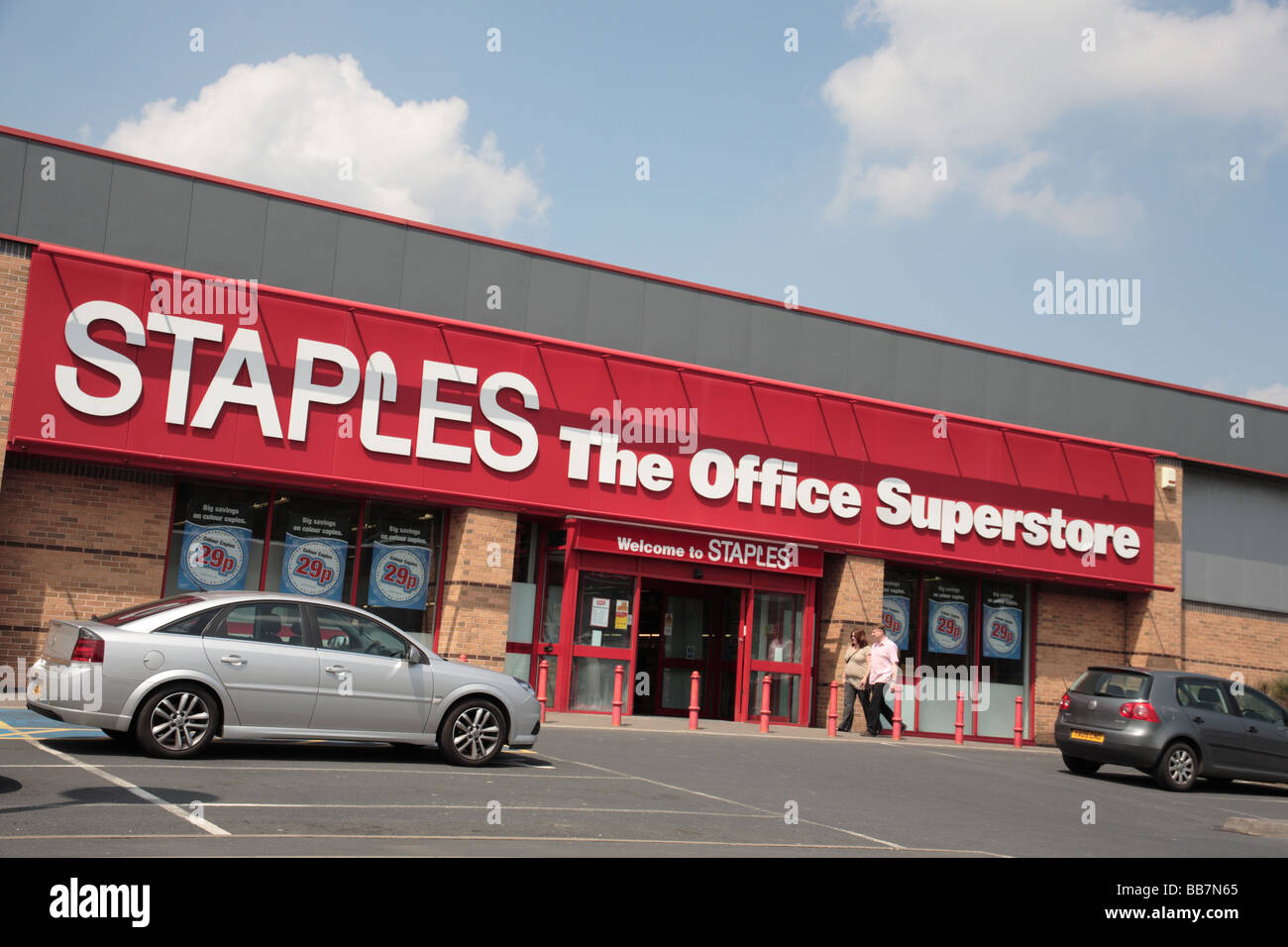 Staples, The Office Superstore, Huddersfield Stock Photo