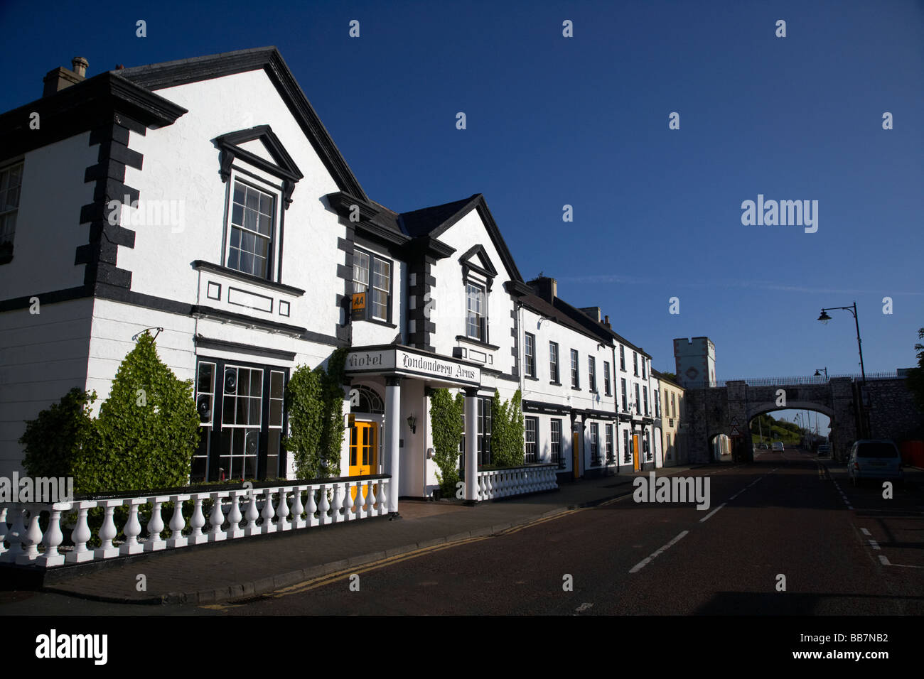 the Londonderry Arms hotel in Carnlough County Antrim Northern Ireland UK the hotel was built in