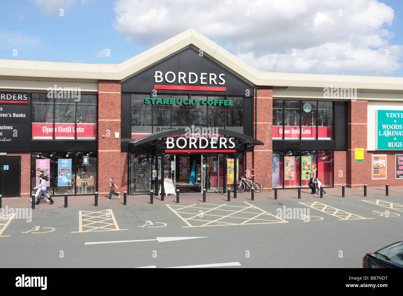 Borders Bookshop, Riverside Retail Park, Warrington Stock Photo