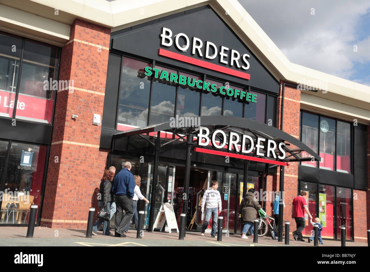Borders Bookshop, Riverside Retail Park, Warrington Stock Photo