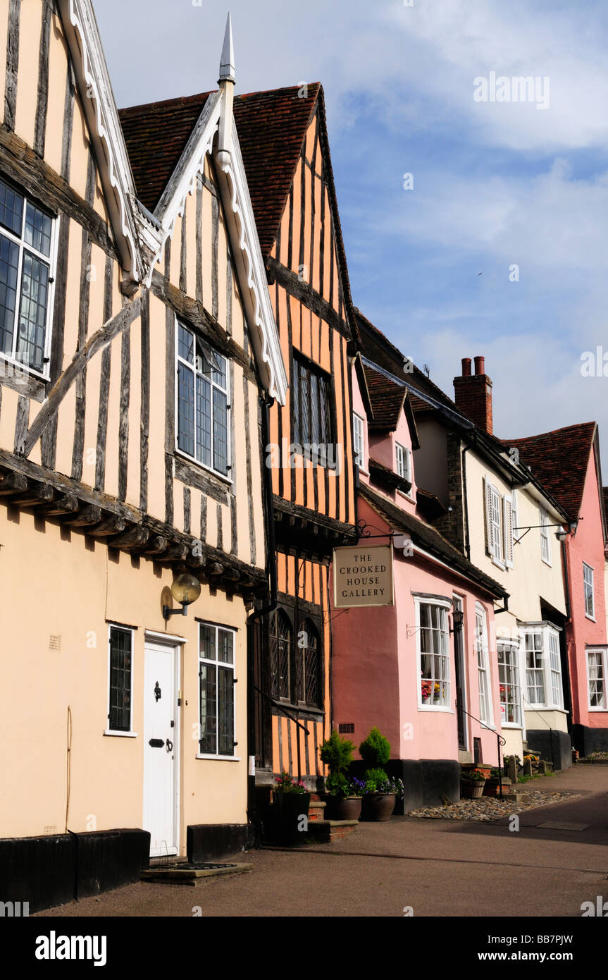 Village of Lavenham Suffolk England UK Stock Photo