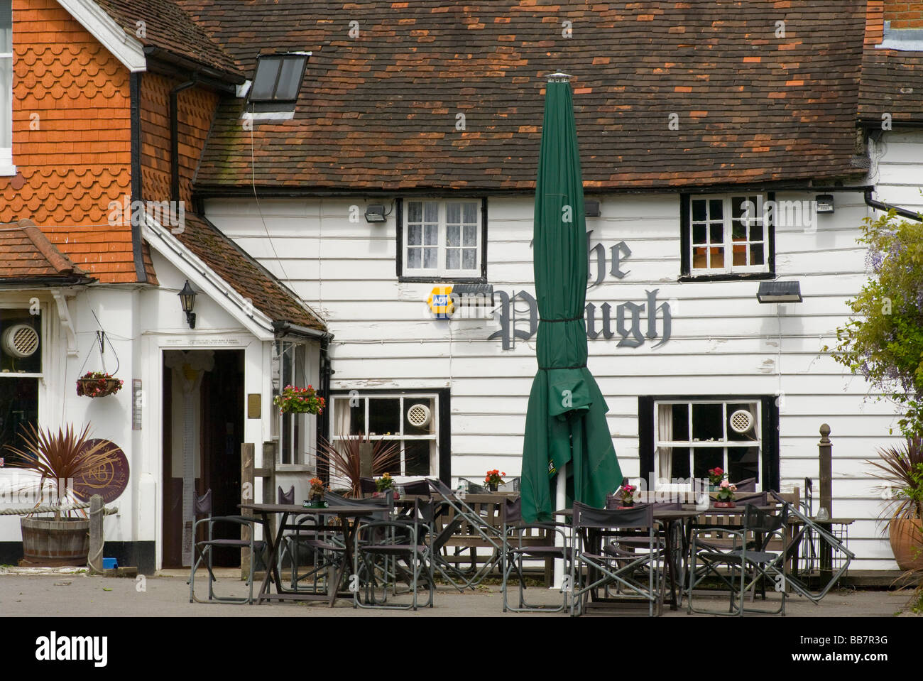 The Plough Pub Leigh Village Surrey Stock Photo Alamy