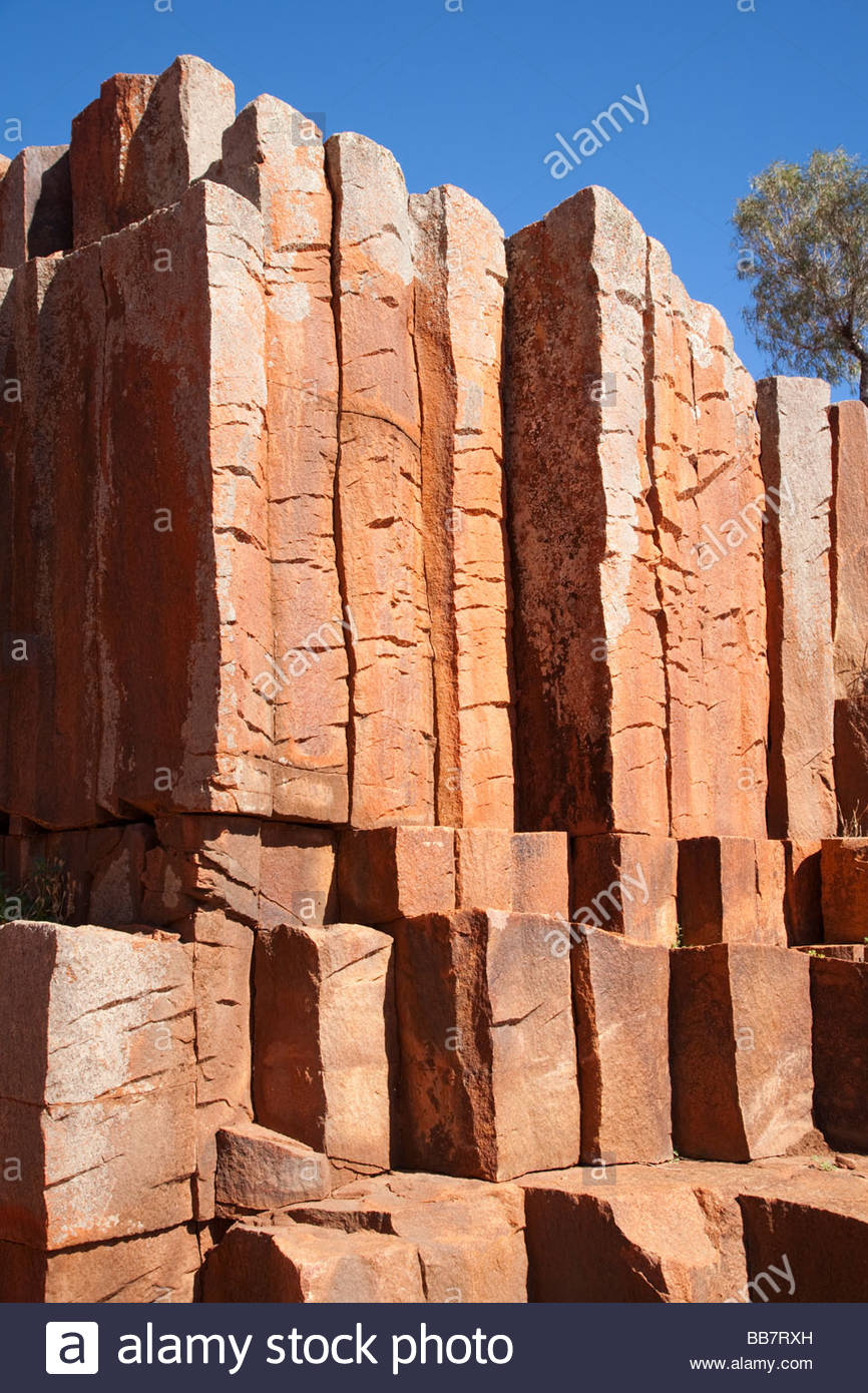 Rhyolite Rock Formations In The Shape Of Organ Pipes At Kolay