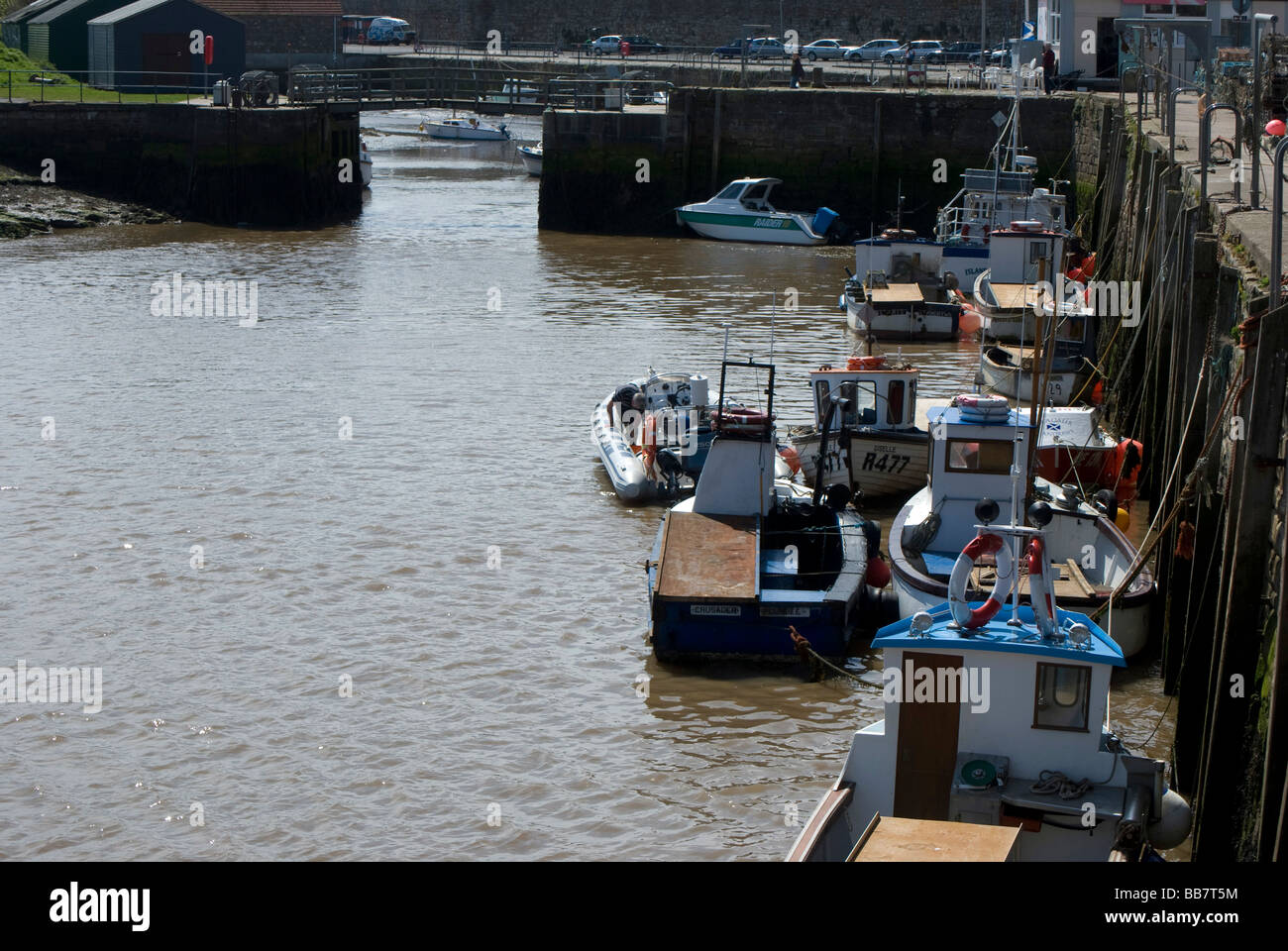 Boats in St Andrews Harbour, Fife, Scotland Stock Photo Alamy