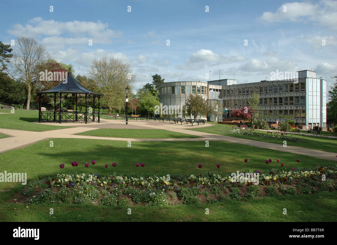 Argents Mead and council offices, Hinckley, Leicestershire, England, UK Stock Photo Alamy