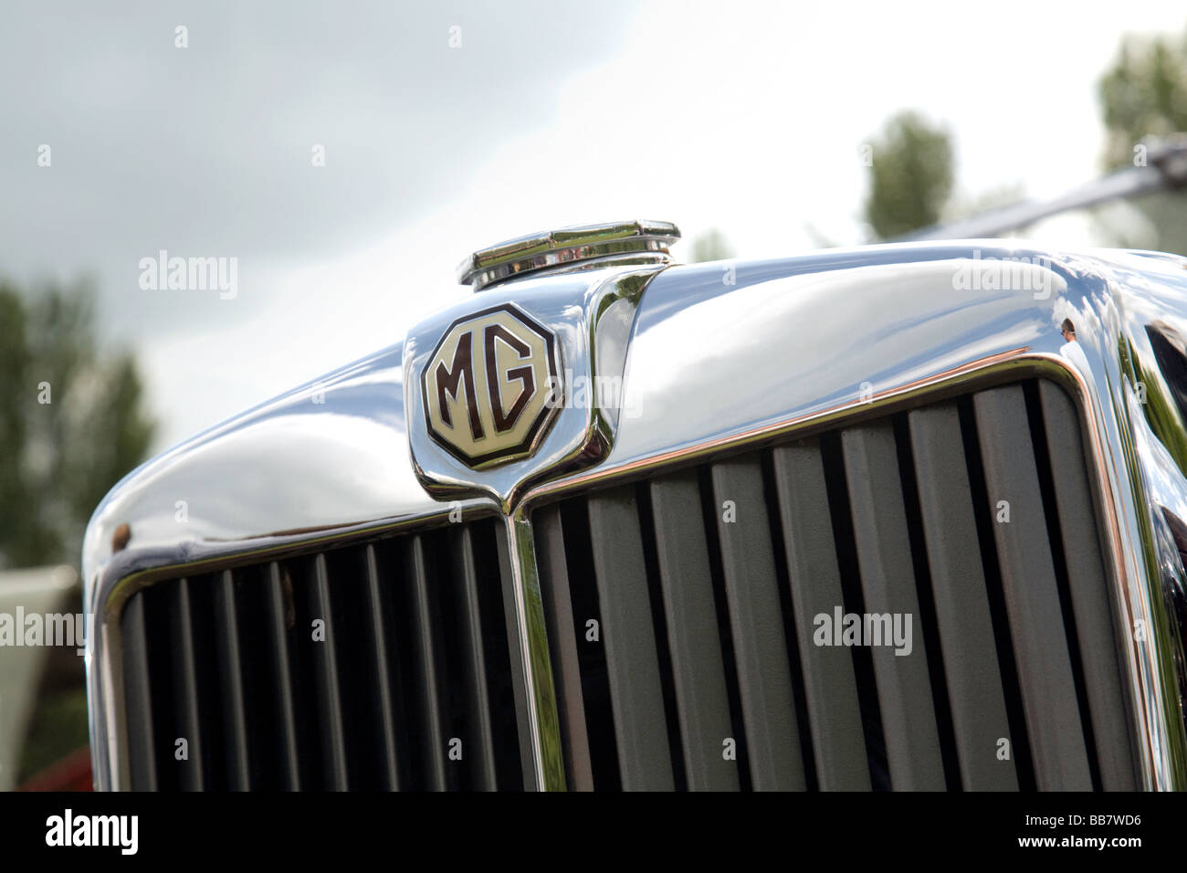 MG Classic Sports Car anteriore griglia Badge FOTOGRAFIA FOTO POSTER stampati