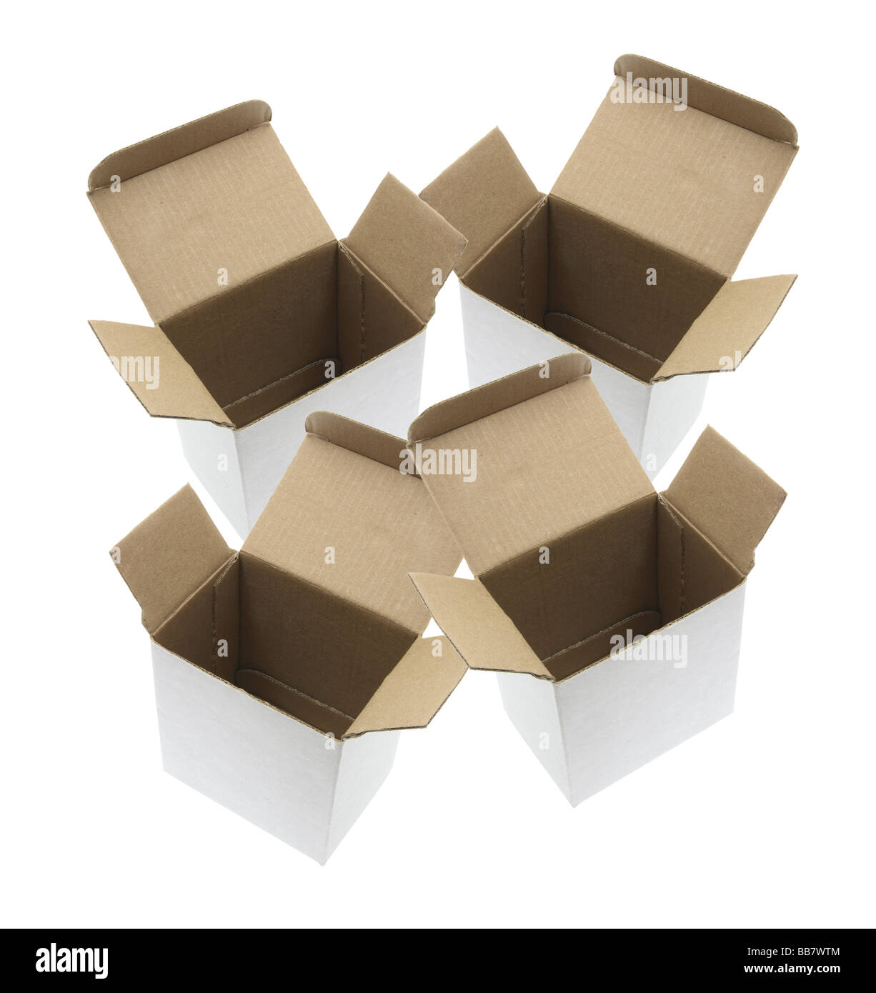 Cardboard Boxes Stock Photo