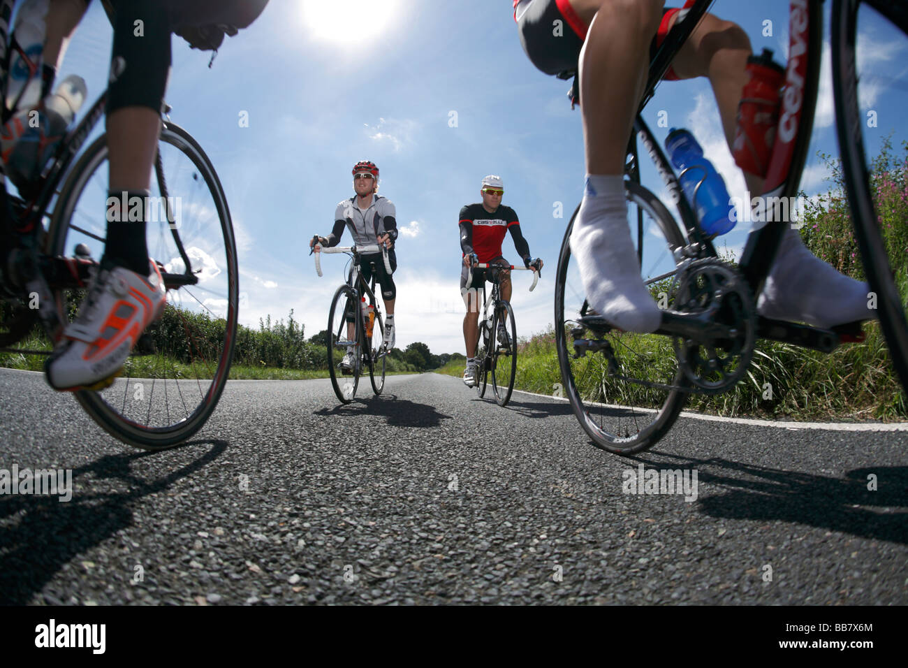 Peloton cyclists hires stock photography and images Alamy