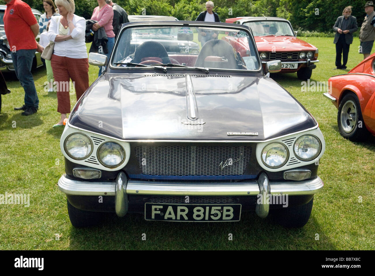 Vintage Triumph Vitesse car at the Wallingford Classic car rally