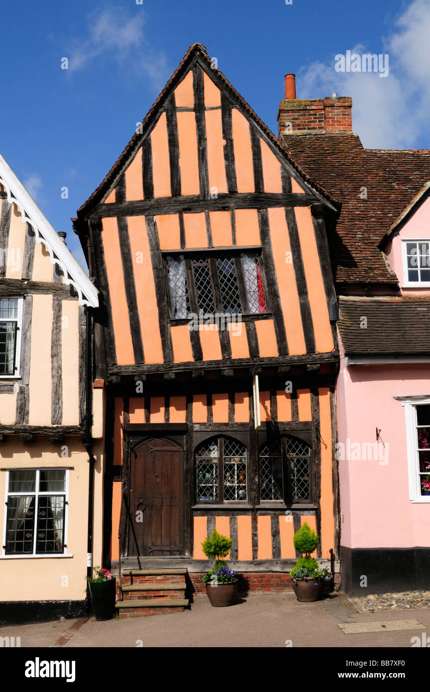 The Crooked House Gallery Lavenham Suffolk England Uk Stock Photo Alamy