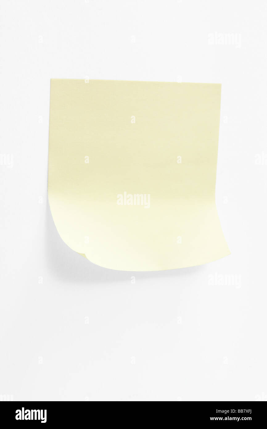 Post It Note Paper Stock Photo