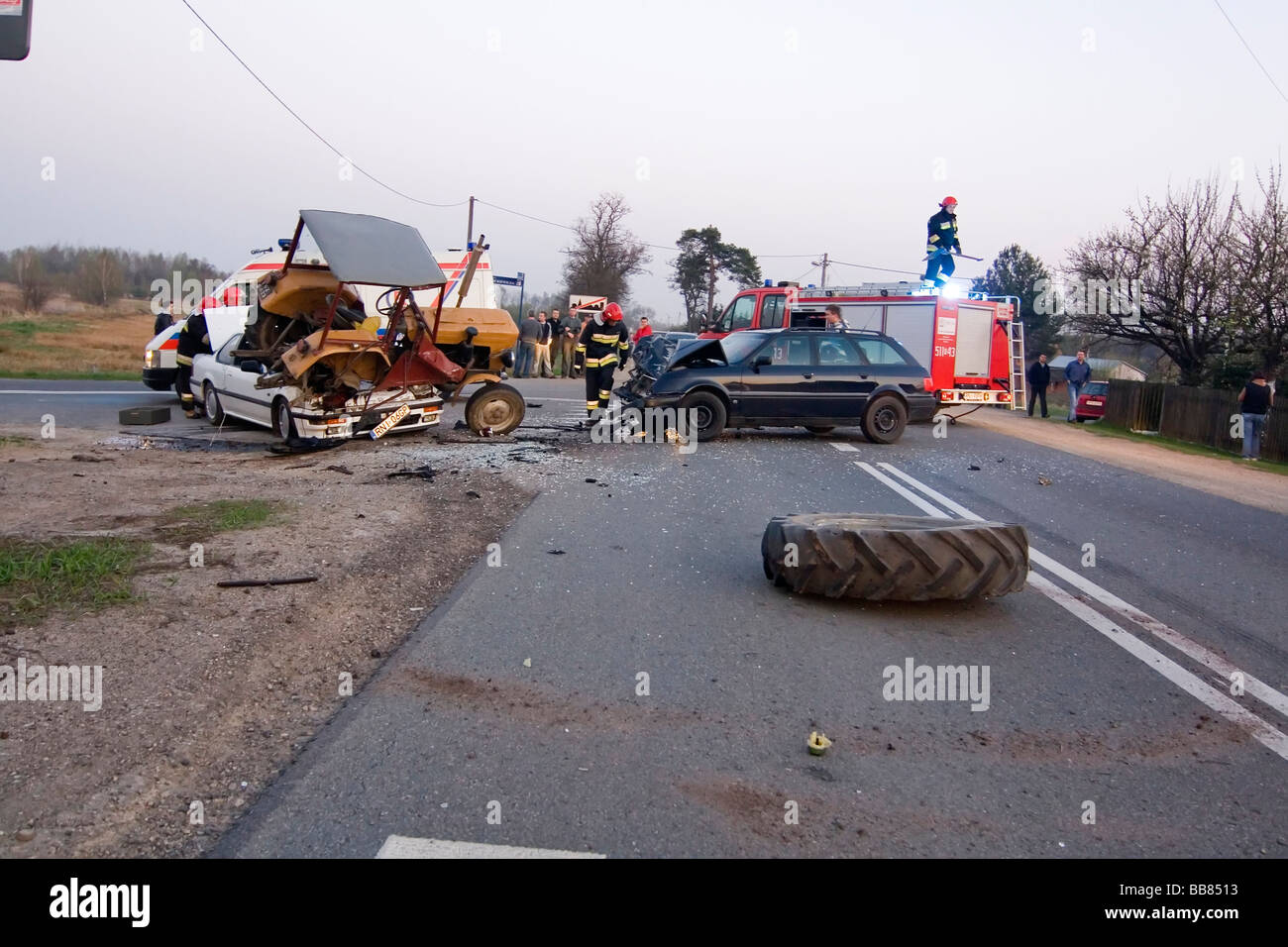Tractor Accident High Resolution Stock Photography and Images Alamy