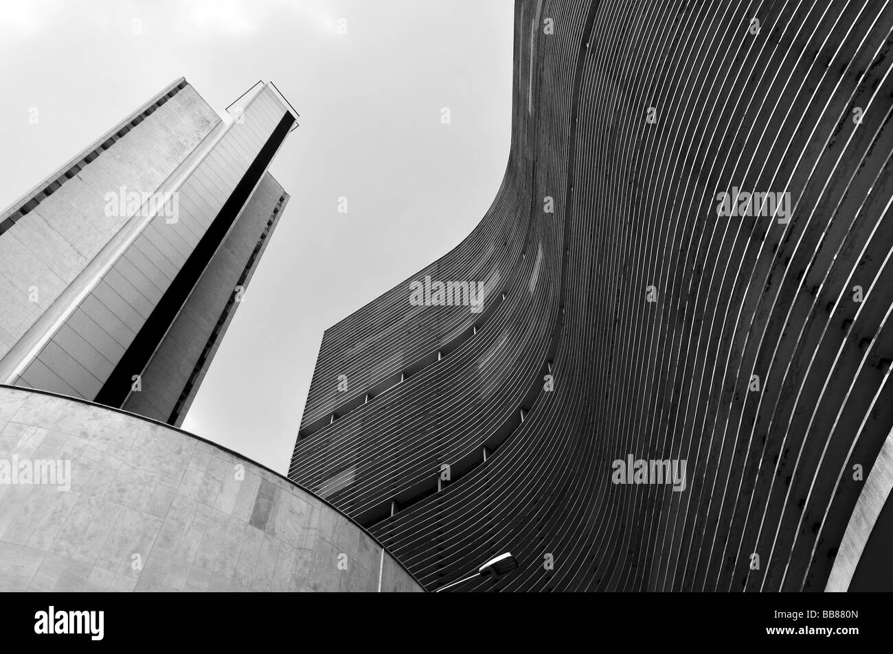 COPAN by architect Oscar Niemeyer, Sao Paulo, Brazil, South America Stock Photo