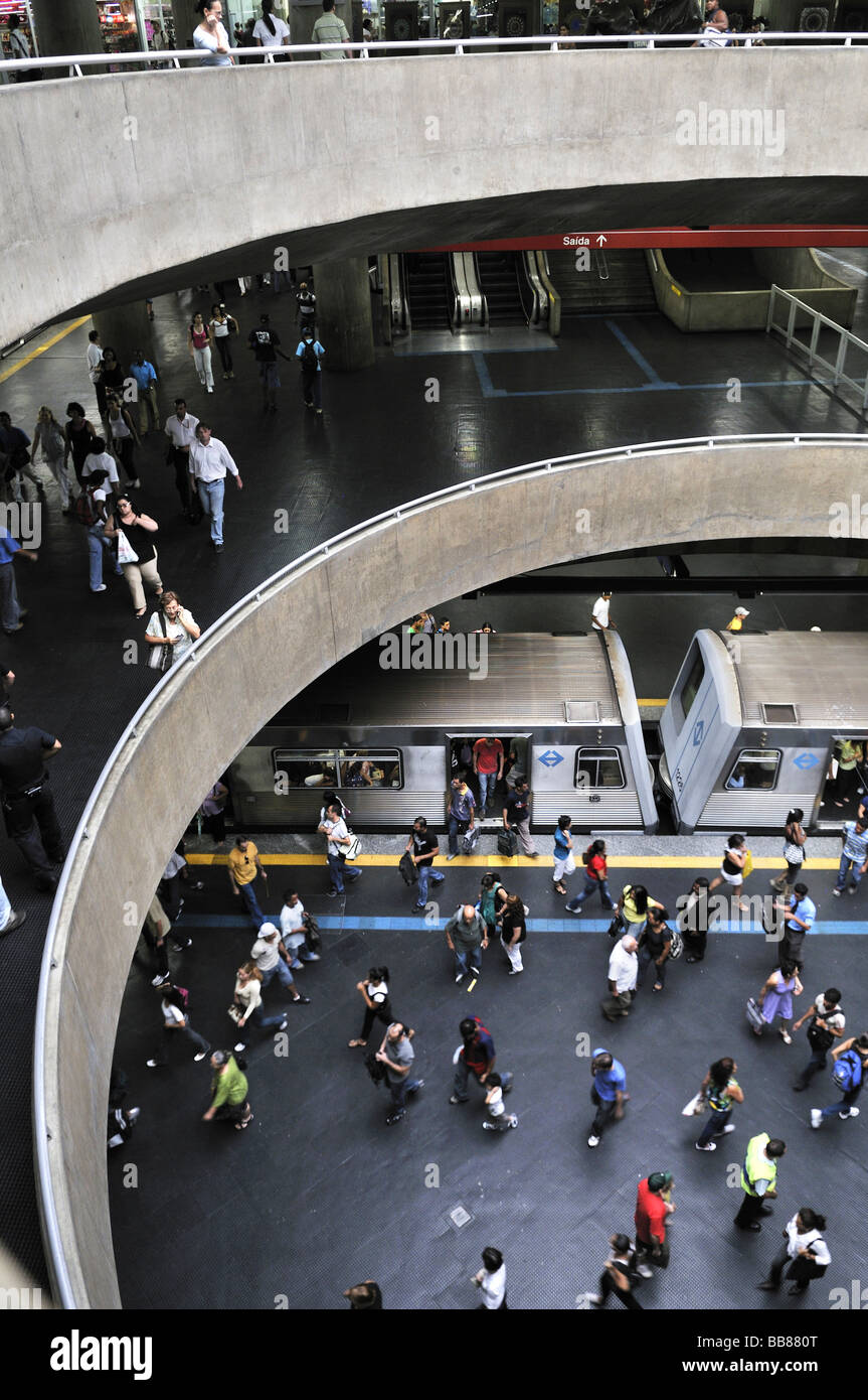 Praca da Se metro station, Sao Paulo, Brazil, South America Stock Photo -  Alamy