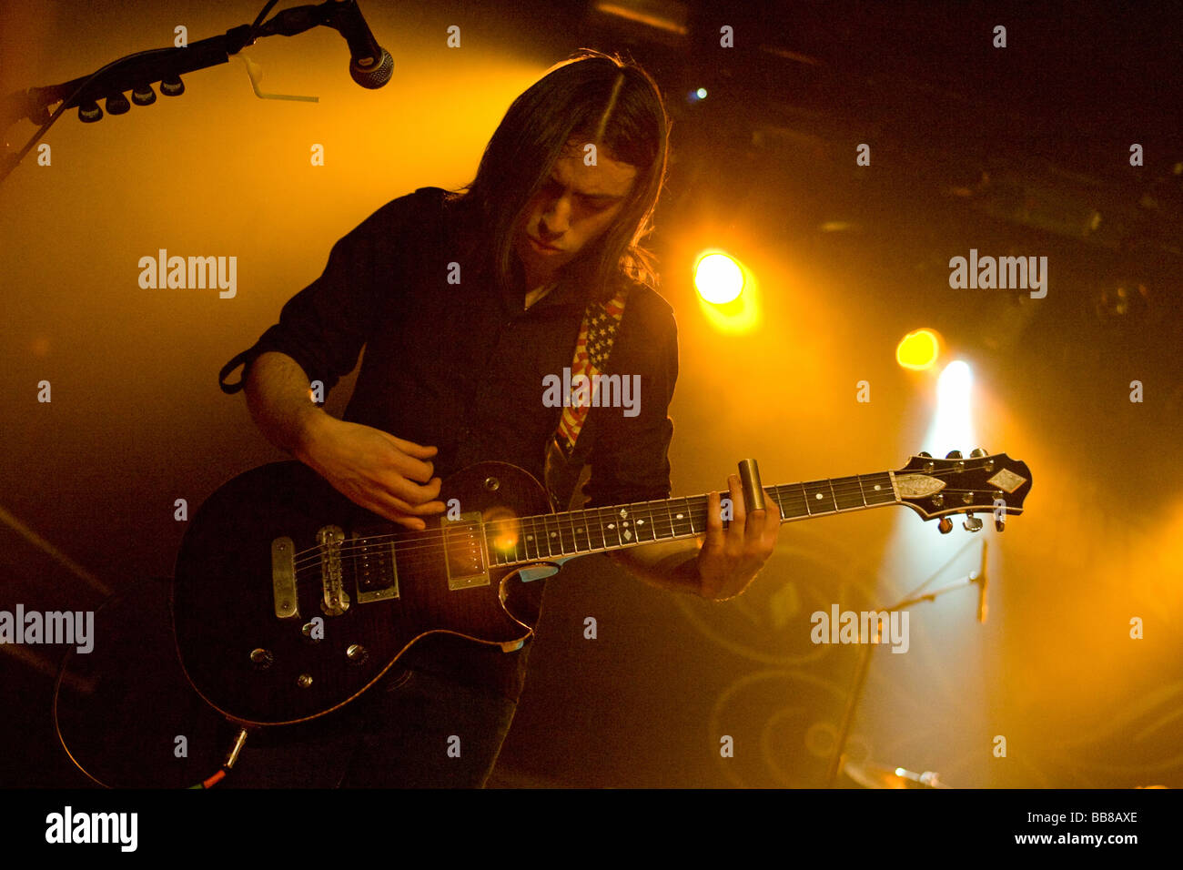 Paul Mahon, guitarist of the British hard rock band The Answer