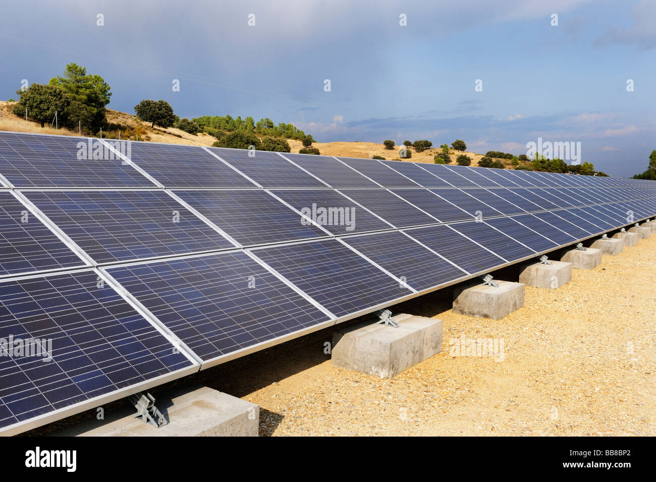 Solar panel Stock Photo