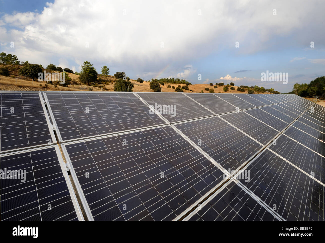 Solar panel Stock Photo